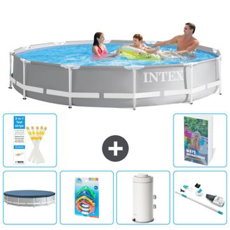 Intex Piscina Prism Frame Redonda - 366x76 Cm - 7-piezas S95