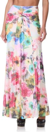 AFRM Amirah Floral Maxi Skirt in Watercolor Blossom at Nordstrom, Size X-Small