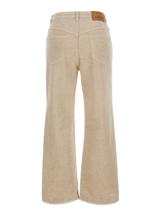 Isabel Marant Womens Trousers Ruthie-Gb White