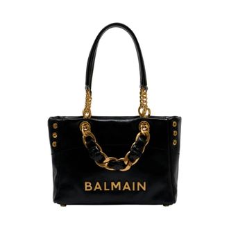Balmain 1945 Small Shoulder Bag - female - Balmain - Shoulder Bags - Black - ONE SIZE - Bags