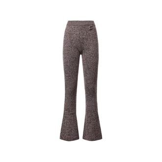 Sportmax Ribbed-knit Flared Trousers