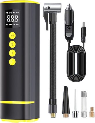 OEM Lichtgewicht Draadbare Luchtcompressor, Digitale Weergave, Draadloze Manometer, Snelle Opblazing Voor Moto, Vrachtwagen, Fiets, Autobanden, Ballen (17