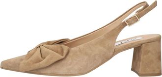 Notre-V Schoenen, Dames, Bruin, 40 EU, Leer, Elegante Slingbacks