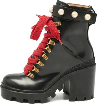 Gucci Stivaletti con tacco largo - Nero