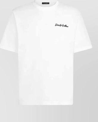 Dolce & Gabbana cotton regular-fit crew-neck short-sleeve t-shirt