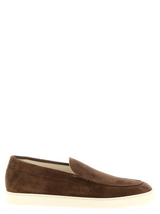 Brunello Cucinelli Brown Slip On Loafers