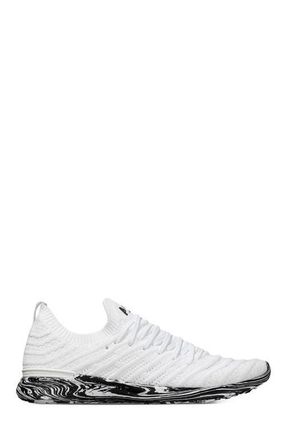 Athletic Propulsion Labs MenS Techloom Wave Sneakers in White /Black /Marble at Nordstrom, Size 7.5