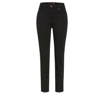 Toni Dames, Jeans, Zwart, Maat: 4XL