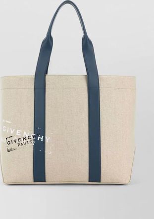 Givenchy canvas shopping shoulder bag dual handles