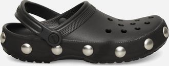 Crocs Classic Big Studded Clogs Black
