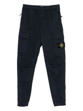 Stone Island Stretch-TC twill cargo pants - men - Cotton/Elastane - 36 - Blue