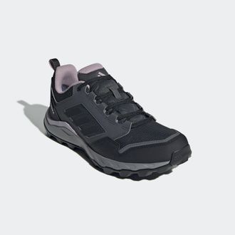 ADIDAS TERREX Trailrunningschuh ADIDAS TERREX TRACEROCKER 2.0 GORE-TEX, Damen, Gr. 38,5, grau (grau six, core schwarz, grau three), Textil, Schuhe Trailrunningschuh