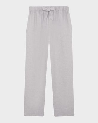 Frescobol Carioca Men & apos;s Oscar Linen & Cotton Drawstring Trousers
