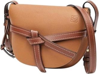 Loewe Pre-owned Cross Body Bags, female, Brown, Size: ONE SIZE Pre-owned Shoulder Bag
