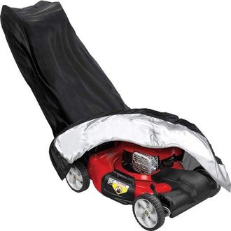 OEM Funda Cortac&eacute;sped, Lona Impermeable Ajustable, Resistente Resistente Intemperie, Cortac&eacute;sped Empuje Resistente Rayos 188 X 99 X 63,5 Cm, Negro
