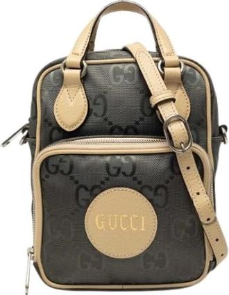Gucci Pre-owned Off the Grid Satchel - Dames - Vintage Schoudertas - Grijs - ONE Size - Leer - Vintage