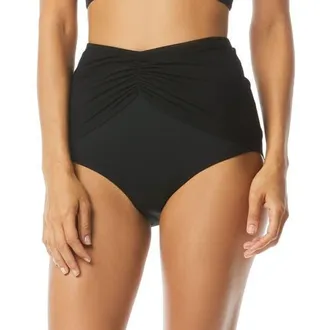 Coco Reef Diva High Waist Swim Bottom in Cast-Black at Nordstrom, Size Small