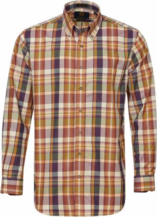 Viyella Mens Plaid Button Down Shirt In Sunburst
