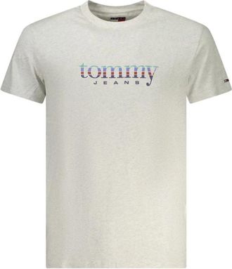 Tommy Hilfiger Cotton T-Shirt - Heren - T-shirts - Wit - S - Katoen - Tops