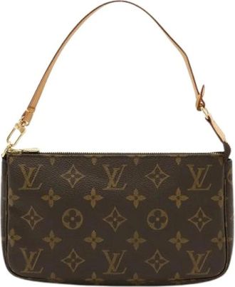 Louis Vuitton Pre-owned Mini Bags, female, Brown, Size: ONE SIZE Pre-owned Canvas Mini Bag