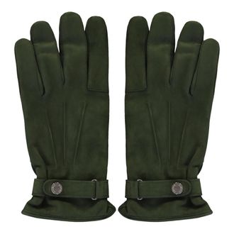 Moorer Warme Verstelbare Handschoenen - Heren - Handschoenen - Groen - 9 IN - Leer - Accessoires