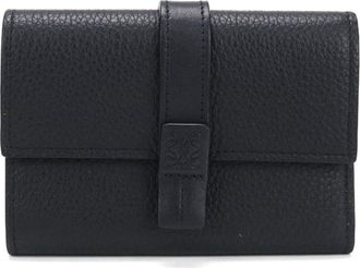 Loewe Black Leather Wallet (Tri-Fold) (Pre-Owned)