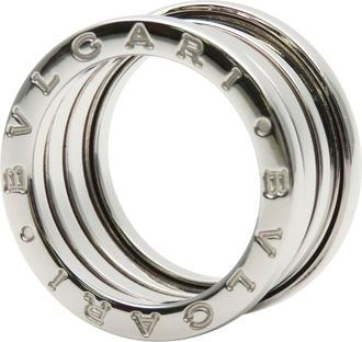 Bulgari White White Gold (18K) Band Ring (Pre-Owned)