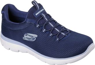 Skechers Summits Zomer Blush Textiel Dames Navy Sneakers