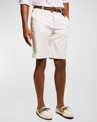 Brunello Cucinelli Mens Cotton Bermuda Shorts