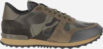 Valentino Garavani Green Lace Up Sneakers