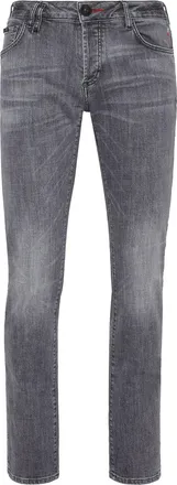 Philipp Plein Denim Trousers Straight Cut