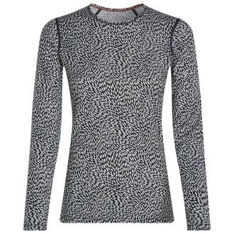 Icebreaker Merino 200 Oasis L/S Crewe Flock Forms Merinounterw&auml;sche f&uuml;r Damen | grau