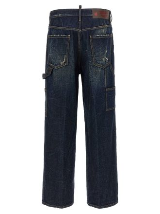 Dsquared2 Loose Carpenter Jeans - Dark Blue
