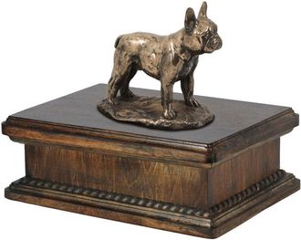 OEM Bulldog Franc&eacute;s - Una Urna Para Cenizas De Perro, Una Urna Cl&aacute;sica Con Una Estatuilla, Una Urna Elegante Con Un Perro De Art-dog