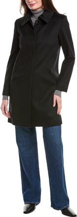 Sofiacashmere Modern Luxe Wool & Cashmere-Blend Coat