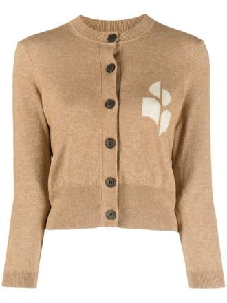 Isabel Marant Cardigan crop Newton - Toni neutri