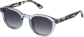 Police SPLL82 ORIGINS 60 04G0 Mens Sunglasses Grey Size 50