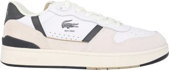 Lacoste Schoenen, Heren, Wit, 44 EU, Retro T-Clip Herensneaker - Wit