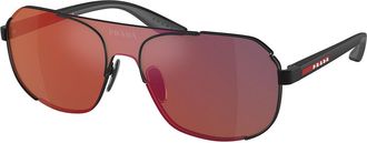 Prada PS53YS 1BO02U Mens Sunglasses Black Size 140