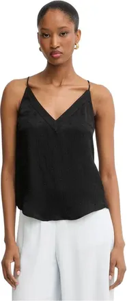 Liu Jo Tops, Dames, Zwart, S, V-hals Top