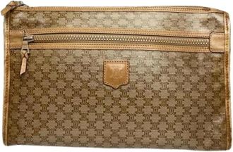 Celine Pre-owned Clutches, female, Brown, Size: ONE SIZE Pre-owned Vintage Clutch