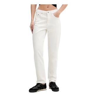 Karl Lagerfeld Dames, Jeans, Wit, Maat: W26 L32 Katoen