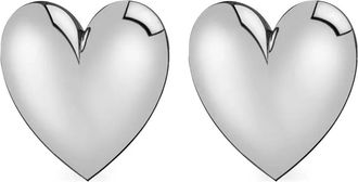 Jennifer Fisher Kleine Puffy Heart oorbellen - Zilver