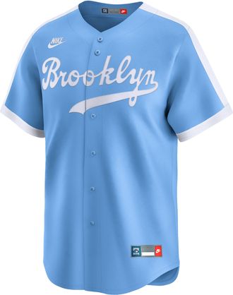Nike Jackie Robinson Brooklyn Dodgers Cooperstown Nike Mens Dri-FIT MLB Limited Jersey in Blue | CO25KBC4QBK-YQU