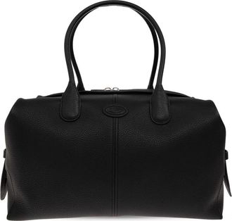 Tod's Grote Leren Tas - Heren - Weekendtassen - Zwart - ONE Size - Leer - Tassen
