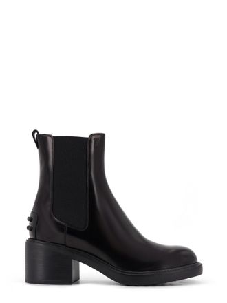 Tod's Gomma T60 Leather Ankle Boots-Donna