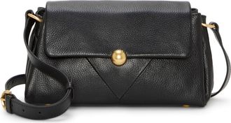 Vince Camuto Medna Leather Crossbody Bag in Black at Nordstrom