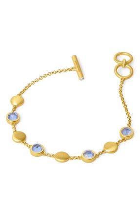 Dean Davidson Tulum Station Chain Bracelet in Iridescent Midnight Blue at Nordstrom