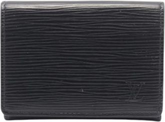 Louis Vuitton Pre-owned Wallets, male, Black, Size: ONE SIZE Pre-owned Business Card Case