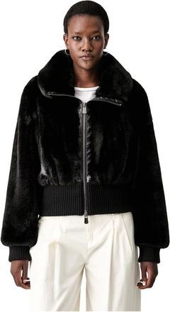 Pinko Pinko, Dames, Jassen, Zwart, Maat: XS Wol